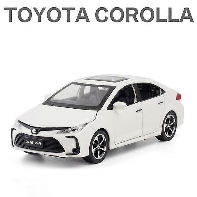 Chengzhen 1:33 Corolla Hybrid Alloy Car Die Cast Toy Car Model Sound and Light Children's Toy Collectibles Birthday gift
