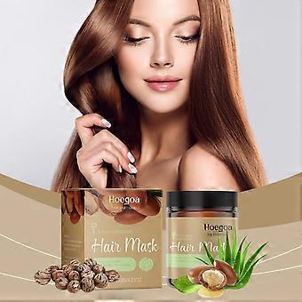 Maschera Intensiva per Capelli con Olio di Argan, Olio di Ricino e Aloe Vera, Cura Riparatrice Idratante ProfondaRendi i tuoi capelli più sani