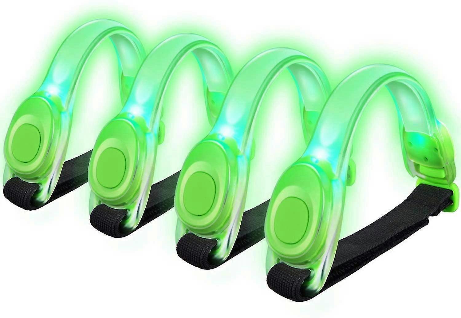 4pcs Led Armbands Reflective Led Armbands For Running And Jogging