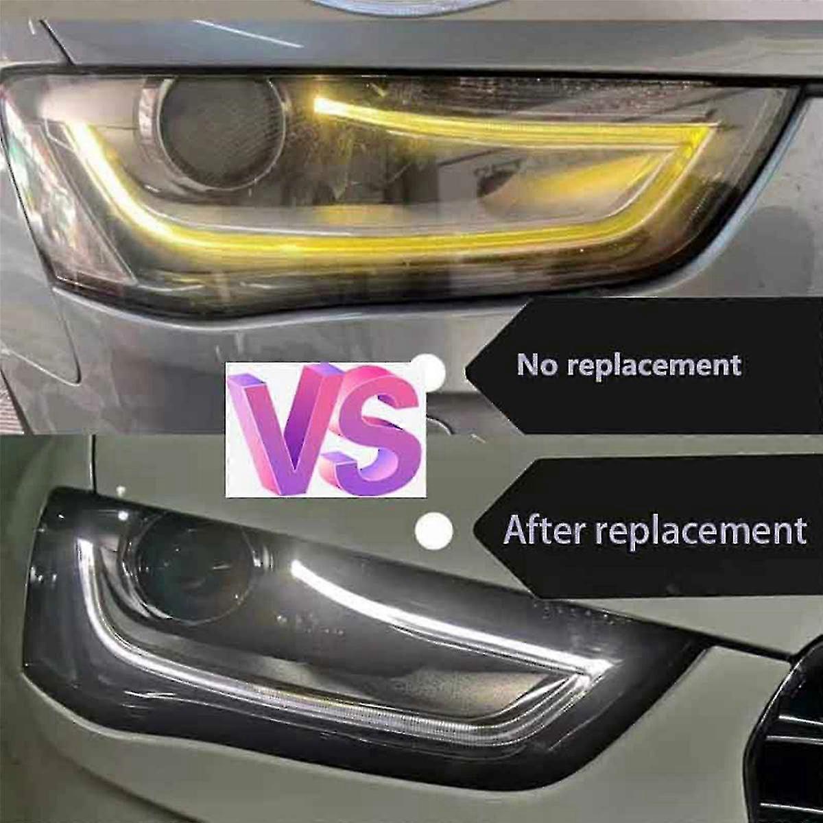 For A4l B8 2013-2015 Car Drl Guide Plate Daytime Running Light Tube Car Daytime Running Light Strip