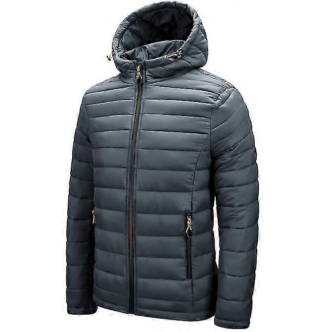 Men's Down Jacket Hooded Lightweight Winter