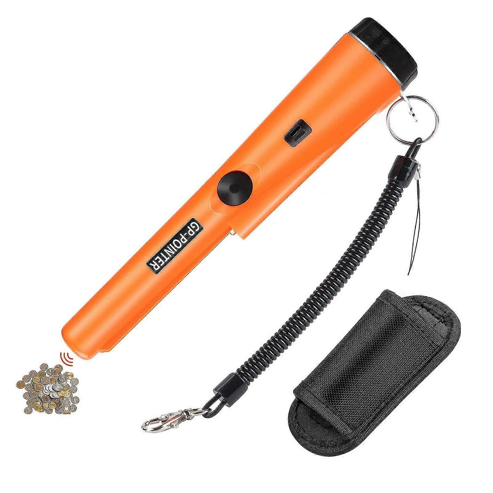 Handheld Metal Detector 360 Side Detection With Led Pinpoint Metal Finder Scanner