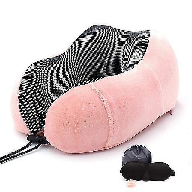1pc U Shaped Memory Foam Neck Pillows Soft Slow Rebound Space Travel Pillow Solid Neck Cervical Healthcare Bedding