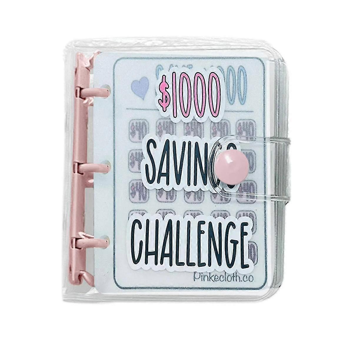 1000 Savings Challenge Binder, Binder, Savings Challenges Book With Envelopes, Envelope Savings Cha