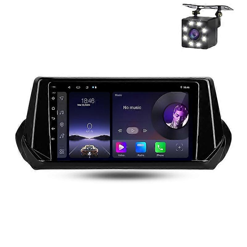 Car Radio Carplay For Peugeot 2008 II 2 2019 - 2021 Navigation Wireless Android Auto