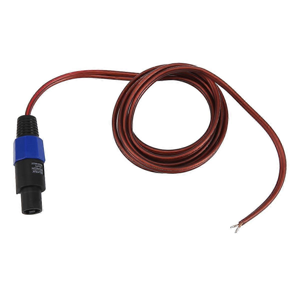 Speakon Speaker Cable Bare Wire Open End Cable, Speakon to Speaker Wire Audio Cord Amplifier Connec