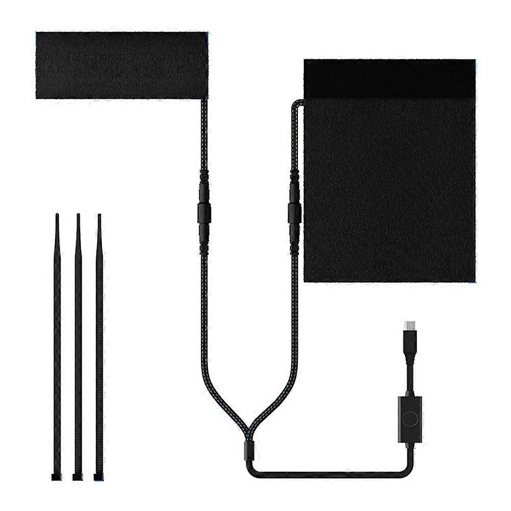 CS-2068A1 Motorcycle Heated Grips PD Type-C Dual Switch Handlebar Grips