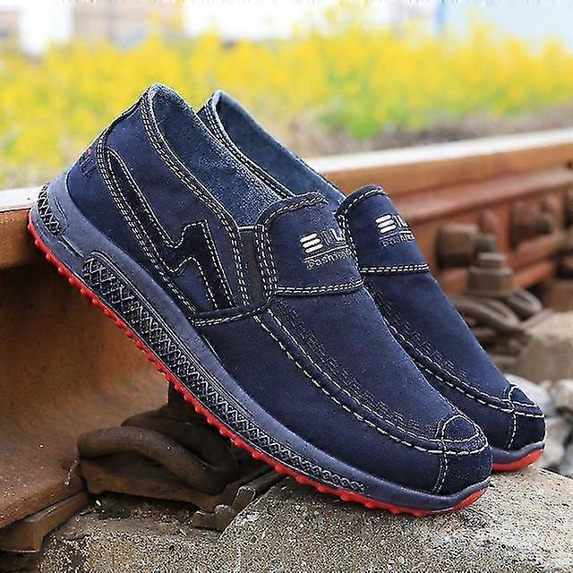 Uomo Sneakers Flat Uomo Tela Scarpe Denim Scarpe estive Traspirante Casual Scarpe Mocassini Chaussure Homme Taglia 38 - 45