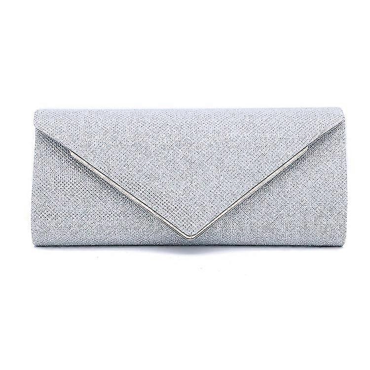 محافظ مخلب فضية للنساء ، لامعة الترتر المغلف مخلب مساء حقيبة W ، حفلة موسيقية سباركلي محفظة العروس الزفاف ضيف مخلب اللباس حمل على حقيبة