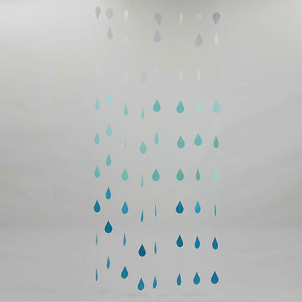 1.2m Raindrop Hanging Paper Garland Graduate Color Drip-drop Hanging