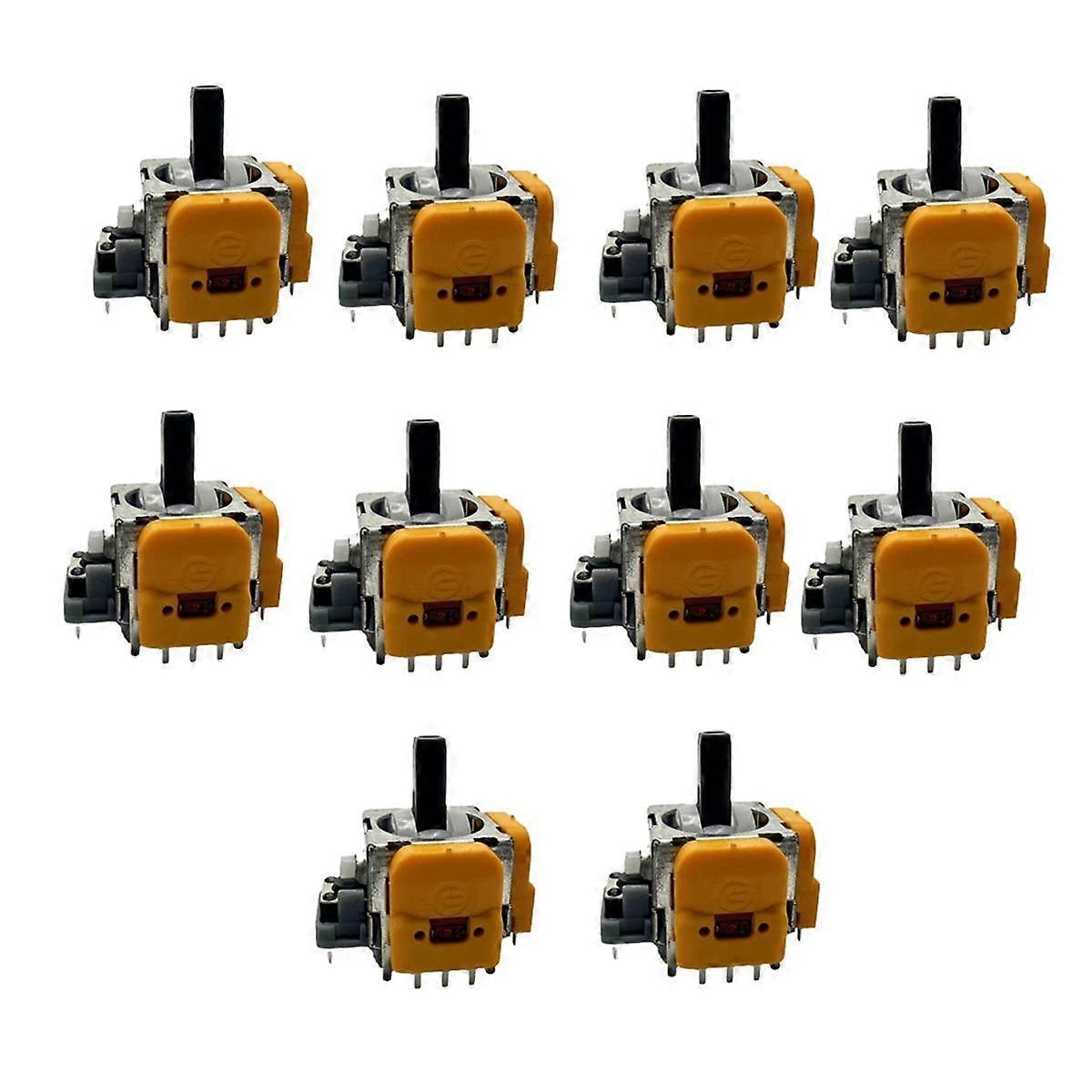 10PCS 4th Gen Hall Electromagnetic Joystick for Console High Precision Adjustable Joystick for Joys
