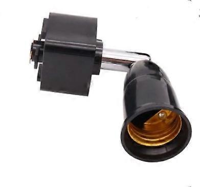 Universal E27 Guide Rail Lamp Holder 360 Rotation LED Light Spotlight Head Base 2 Wire E27 Bulb Socket Conversion White Black
