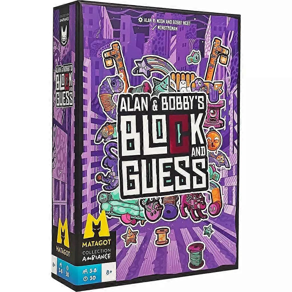 Allan and Bobby's Block and Guess Board Game