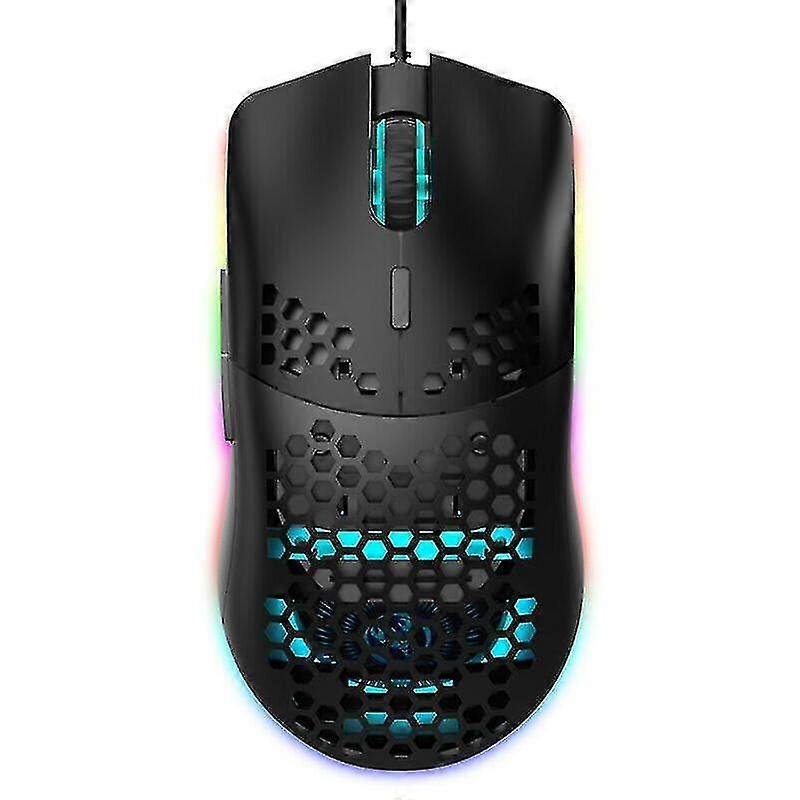 (black) Gaming Mice Mouse 6 Buttons Can Turn Off The Lights Support Various Wired Mice