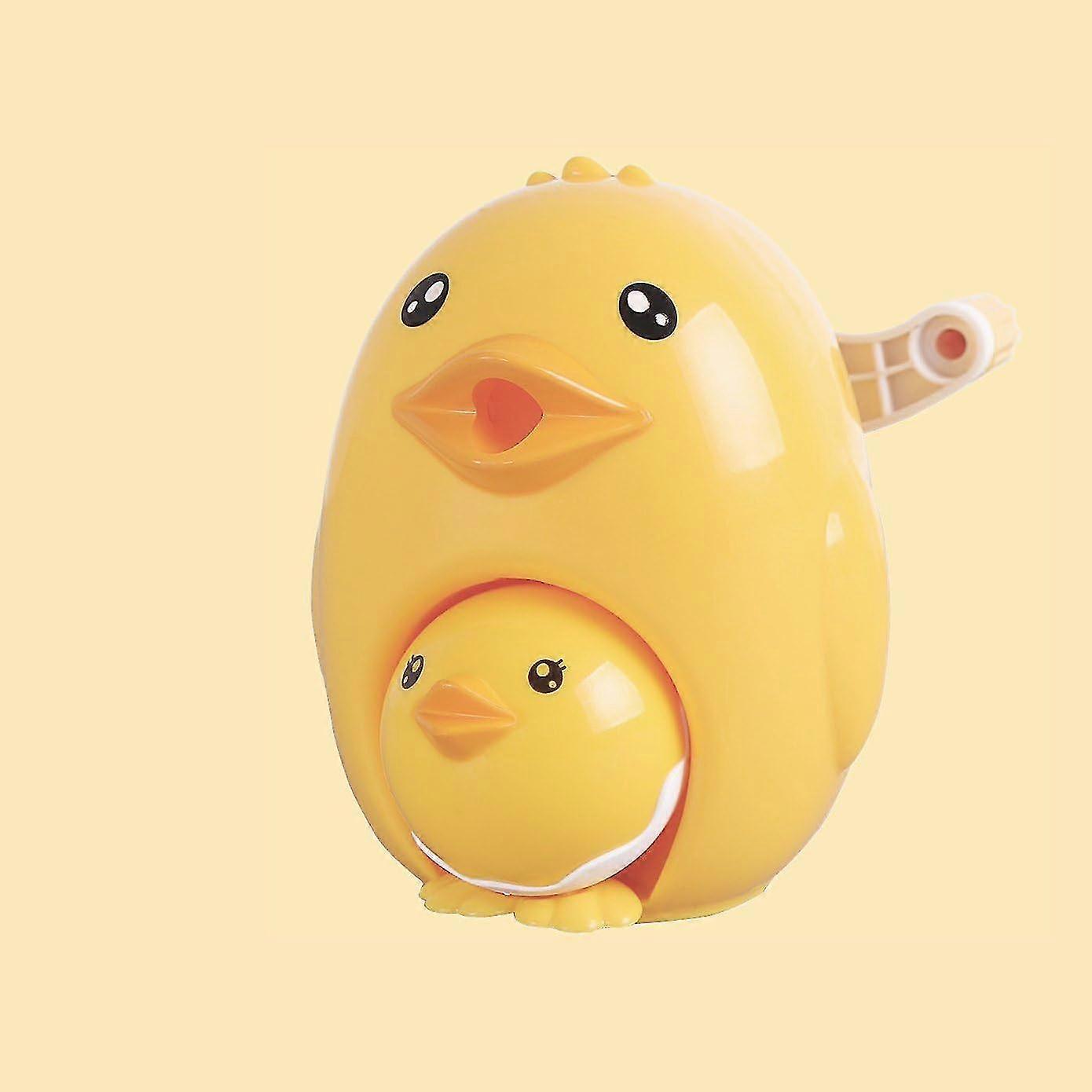 Manual Pencil Sharpener For Kid Cute Chicken Design Yellow