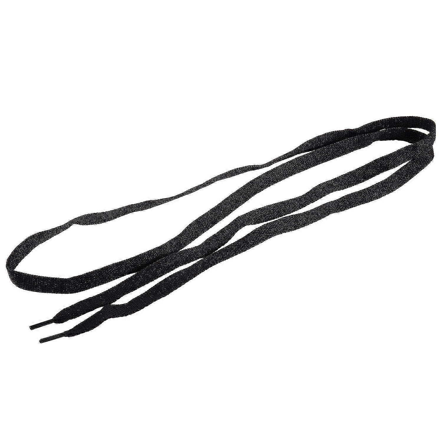 Flat Shoe Laces Bootlaces Trainers Skate Strong Shoelaces Black