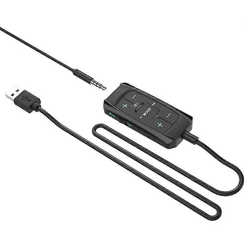 External Usb Sound Card 7.1 Channel 3d Audio Adapter 3.5mm Headphone For Desk
