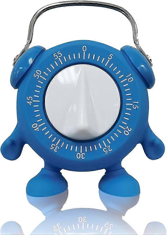Kitchen Cooking Mechanical Timer, 60 Minutes Countdown Cooking Teaching Mechanical Egg Timer Wind Up Cute Timeout Timer for Kids No Battery