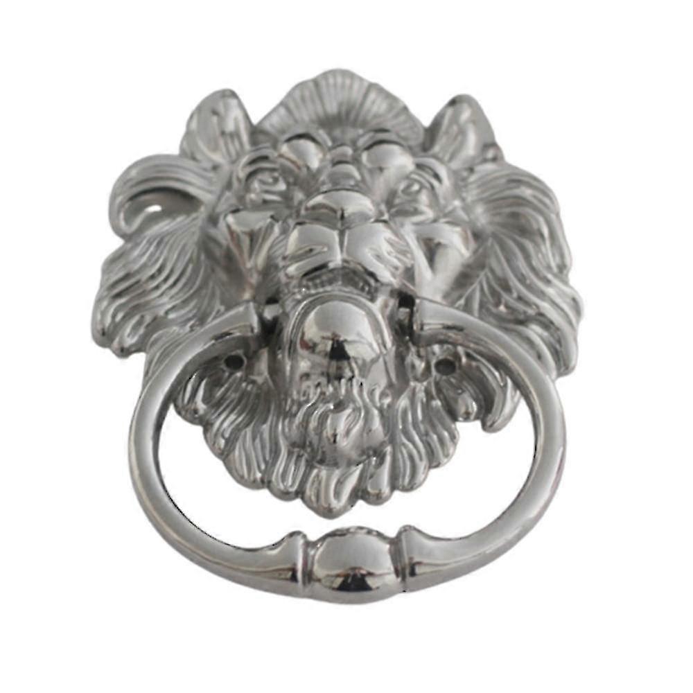 Chrome Lion Head Drop Pull Ring Bar Stool Dining Chair Furniture Door Knocker Handle 1pc