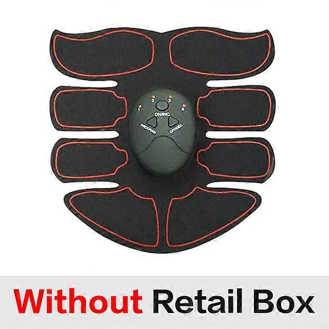 8Pack-Red-Absonly Abdominal Muscle Trainer Body Slimming Massager Small