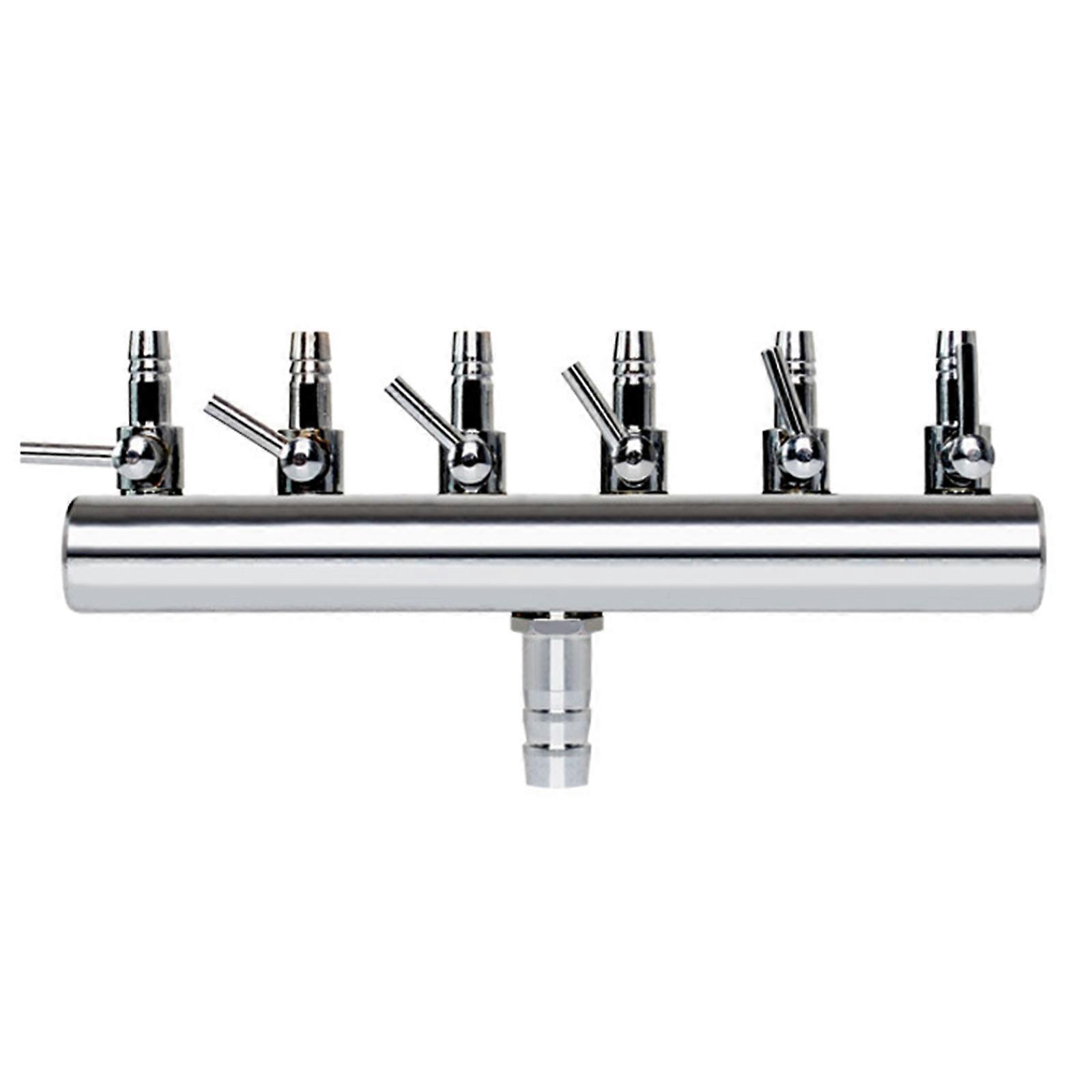 2/4/6/8/10-vägs akvarium luftflödeskontroll ventil-luftrörssplitterkontakt