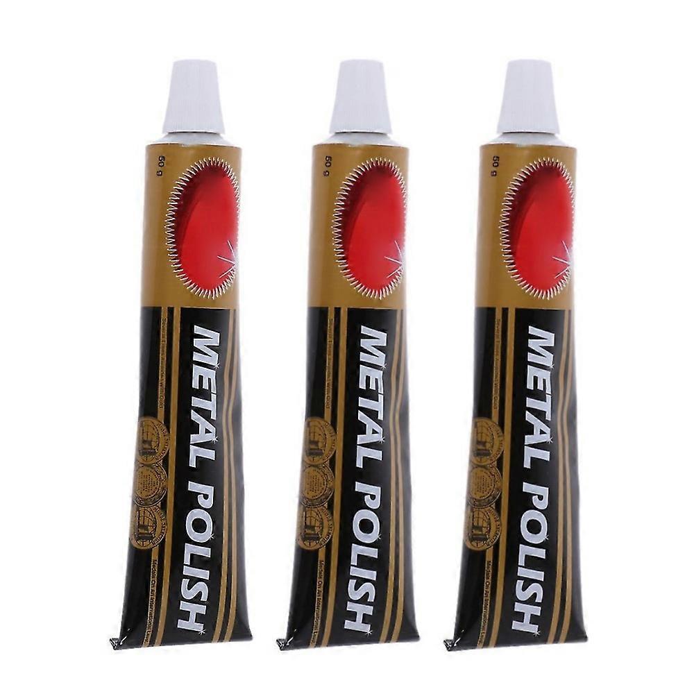 3PCS Autosol αρχικό πολωνικό αυτοκίνητο 75ml μοτοσικλετών μοτοσικλετών αλουμινίου χρωμίου Solvol