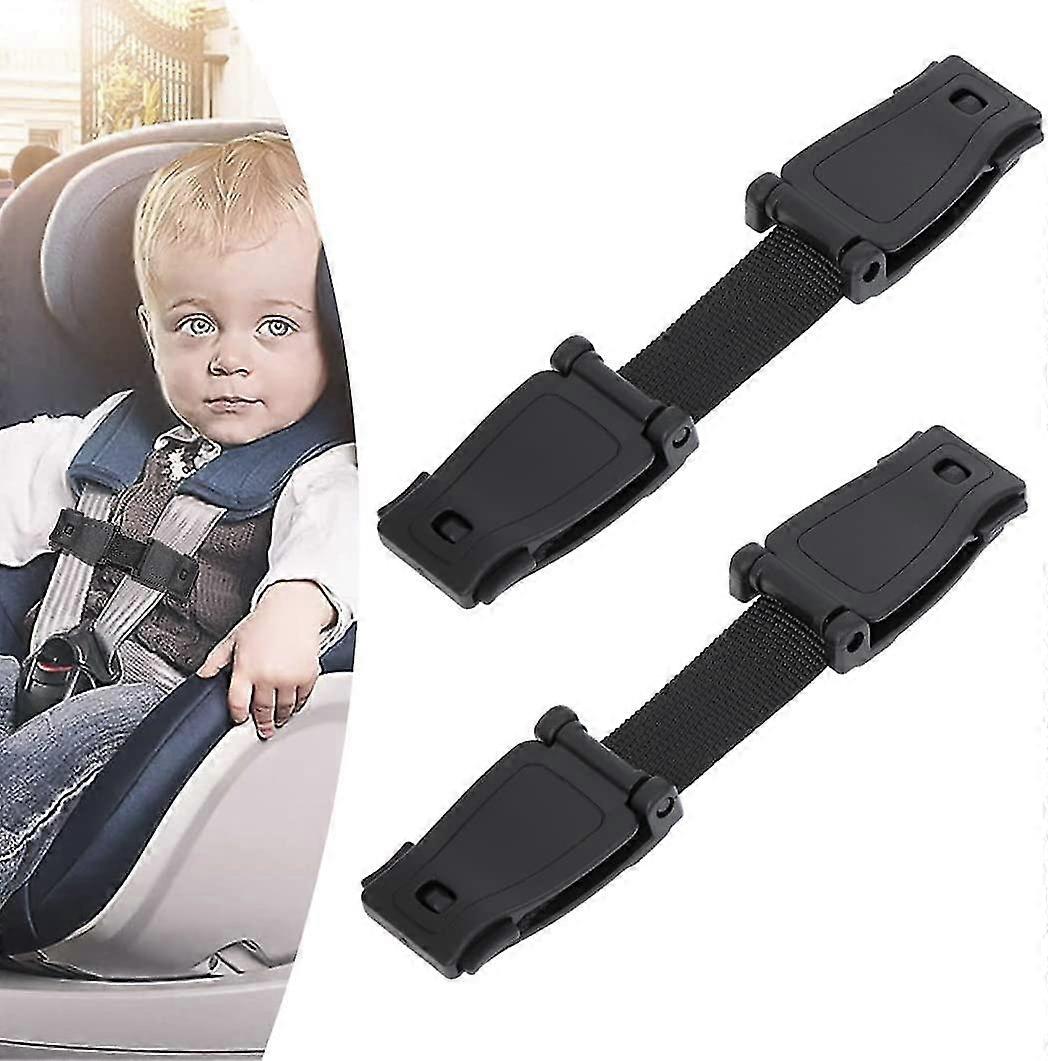 Anti Escape Buckle Lock Clip Baby Harness Chest Clip - 2 Pack Safety Strap To Prevent Kids From Taking Arms Out Of High Chairs, Strollers & Car Seats