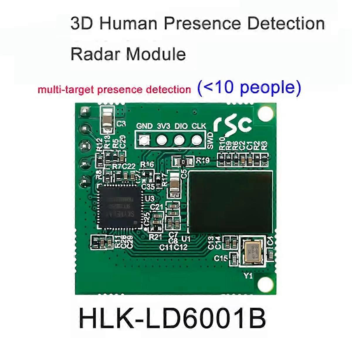 60GHz Millimeter Wave Radar High-Precision Multi-Person Detection 3D Human Presence Sensing LD6001B