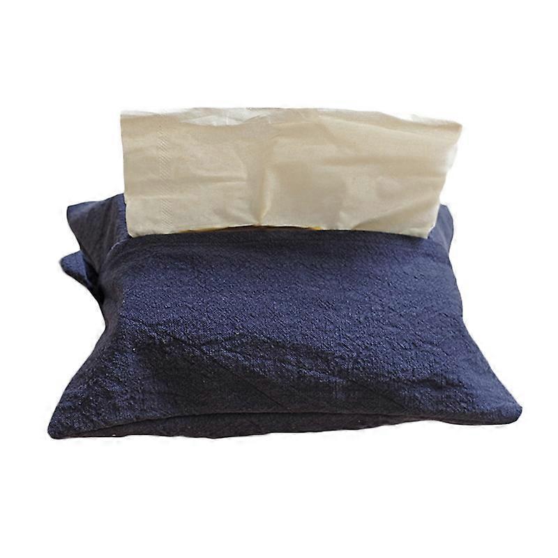 Solid Color Napkin Holder Hanging Bag Home Car Tissue Case Box Storage Pouch KAESI