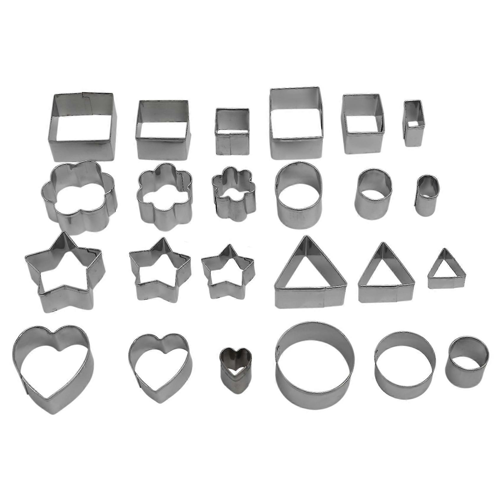 36 Pieces Round Cookie Cutters Set Cookie Cutter Set Biscuit Plain Edge Round Cutters Circle Baking