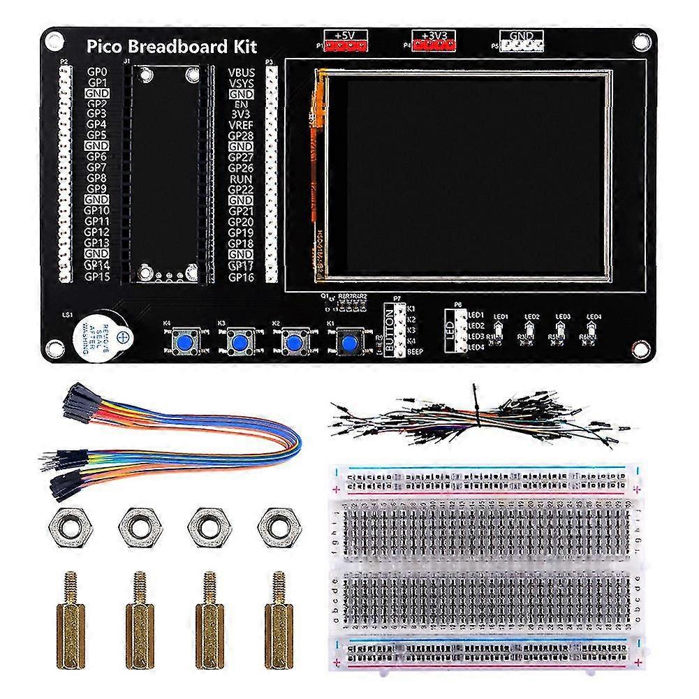 For Pico With 2.8 Inch Touch Screen Display Led Indicator On Board Buzzer Diy Circuit