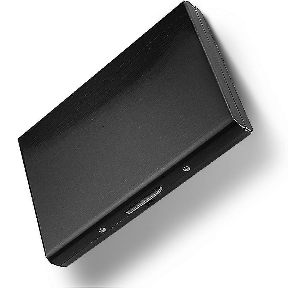 10 Compartment XL Design Stainless Card holder for at least 10 ca