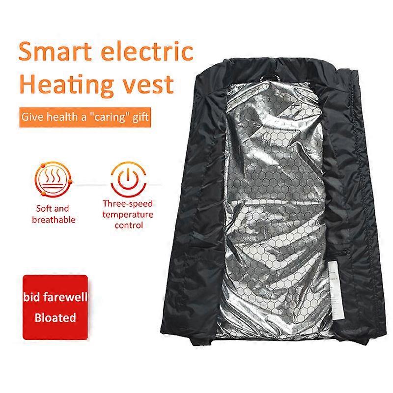 Self Heating Vest Heated Jacket Winter Warm USB Electric Heating Jacket Men