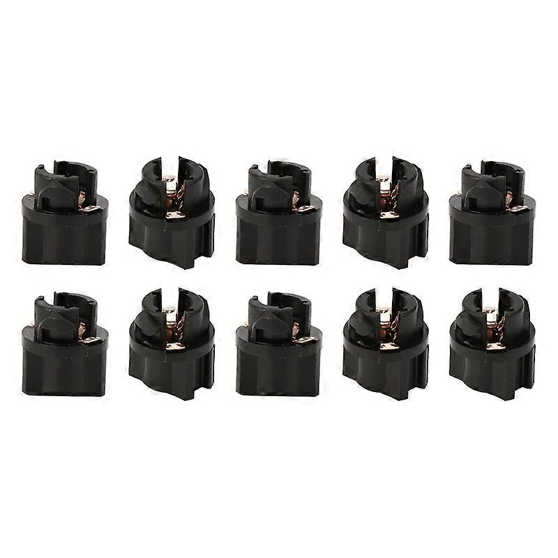 10Pcs Signal Lamp T5/T10 Led Twist Socket Dashboard Dash Instrument Panel Gauge Indicator Cluster Socket Lamp Holder Base