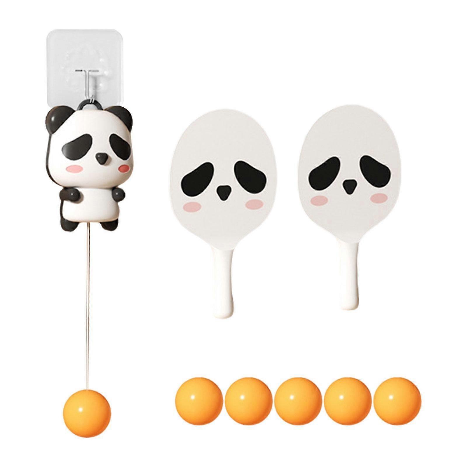 Hanging Table Tennis Trainer Set with Racket Ball for Sports Exercise Indoor