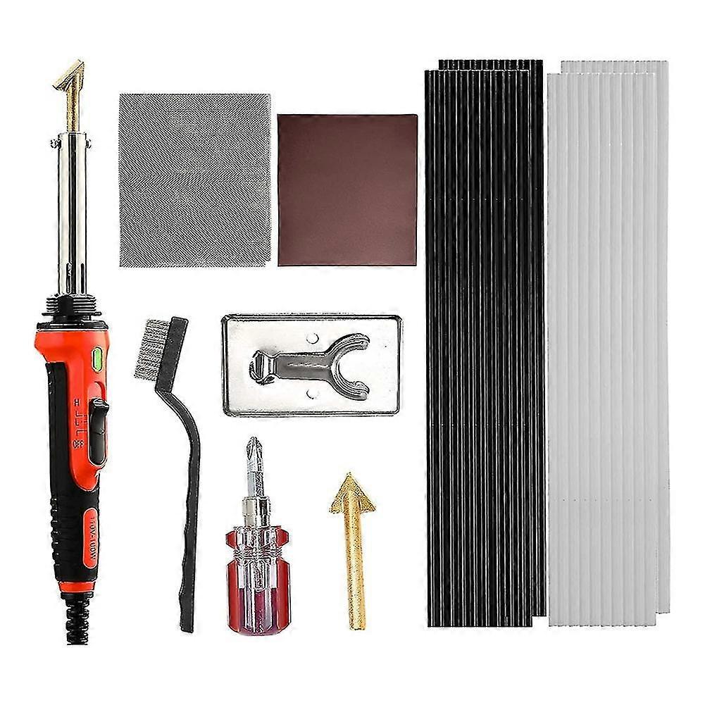 100w Plastic Welding Kit, 2 In 1 Plastic Welding Kit,for Surface Repair, Car Bumper, Kayak, Canoe W