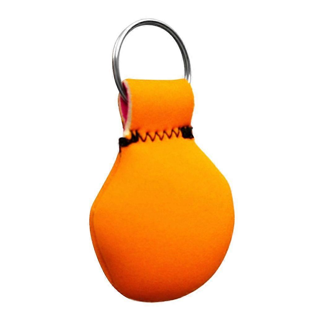 4x porte-clés flottant en néoprène pour navigation de plaisance yachting voile surf orange