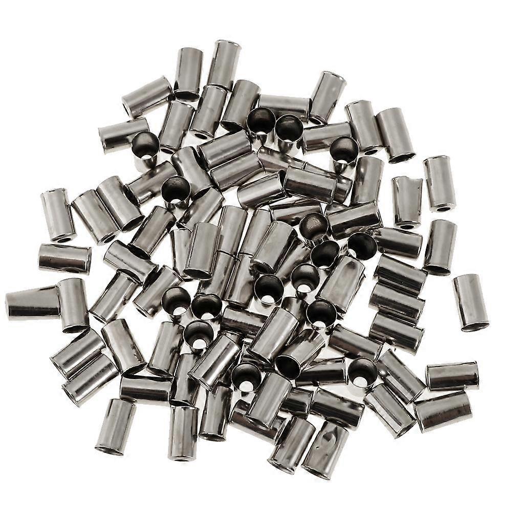 100pcs Bicycle Brake, Cable End , Brake Crimps