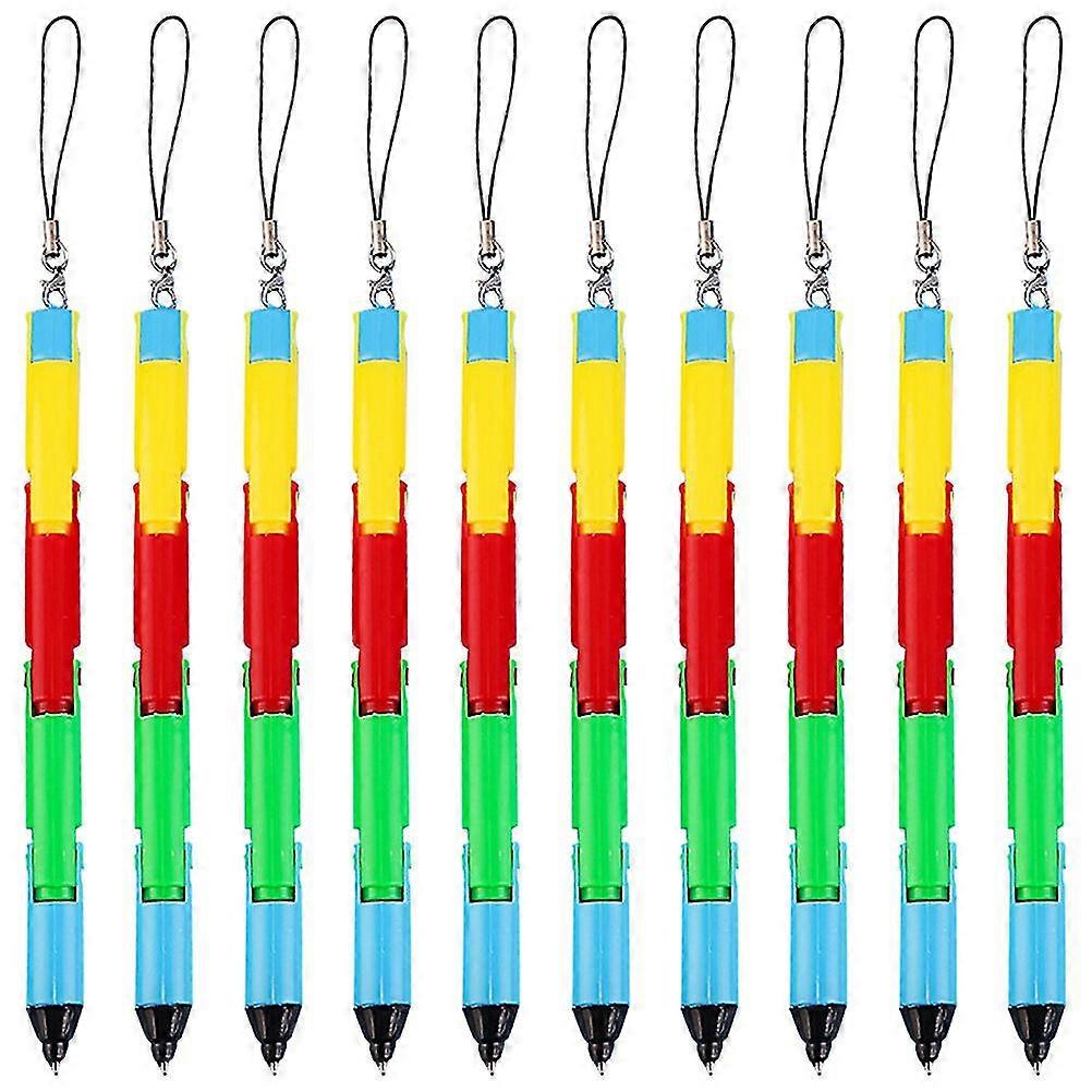 20pcs Student Foldable Ball-point Pen Funny Foldable Pen Student Writing Pen Students Accessory