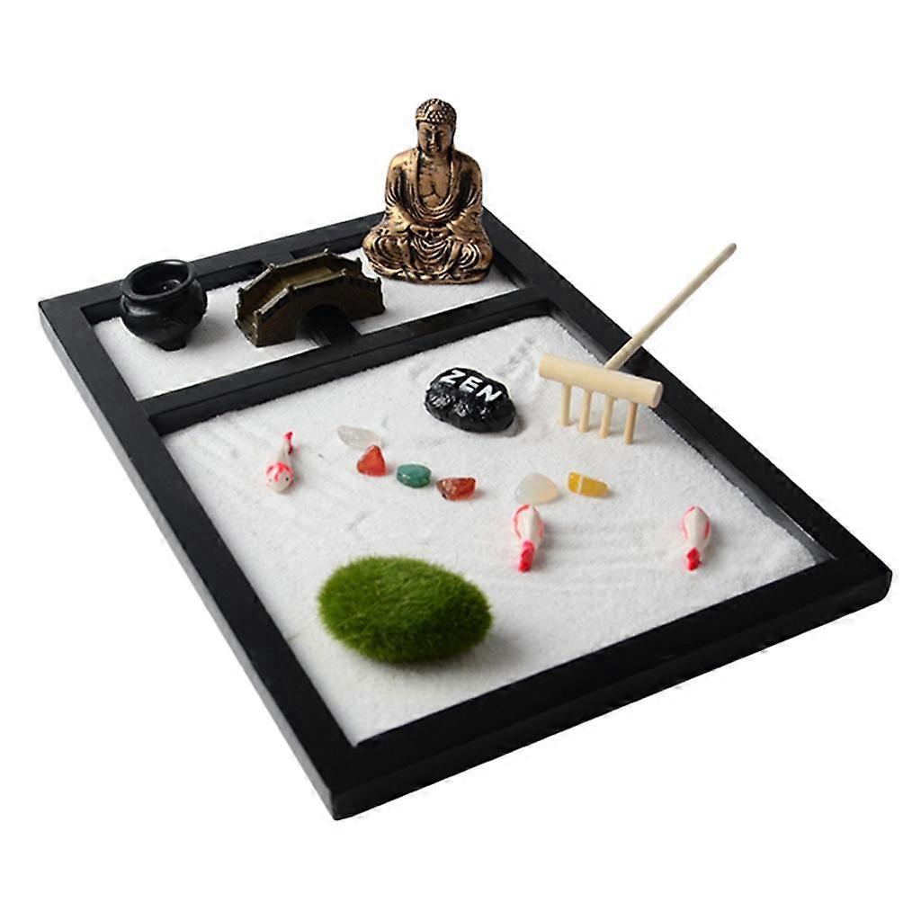 Garden Buddha on A Tablet