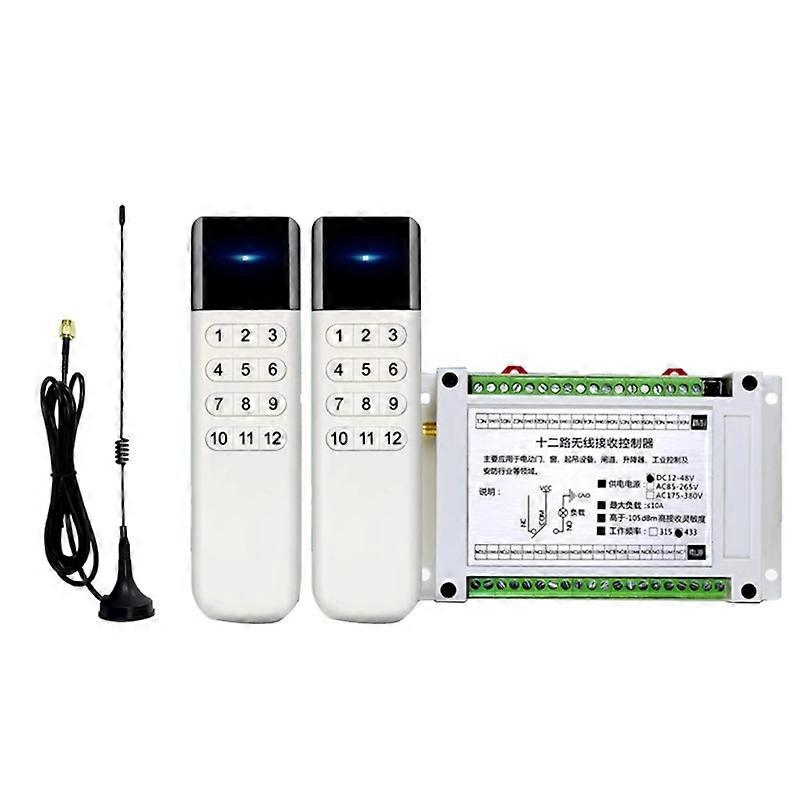 12V24V 220V Multi Device 12 Canaux Télécommande Commutateurs Universel Intelligent