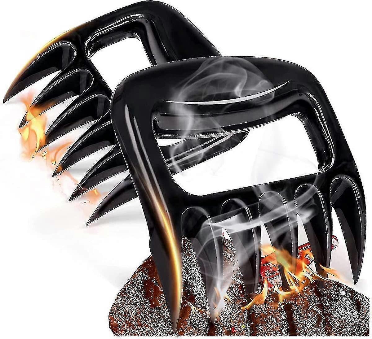 Meat Fork, Meat Claws 2 Bear Paws Meat Beard Cook Tools Accessory Set, For Pulled Aork Pulled Pork Shredders Grilling Meat For Bbq