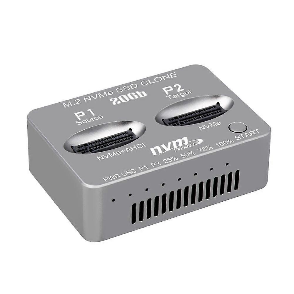 dla M2 SSD M Key SSD Dual-Bay M.2 NVME SSD Clone M/B M Key NVME Stacja dokująca NVME