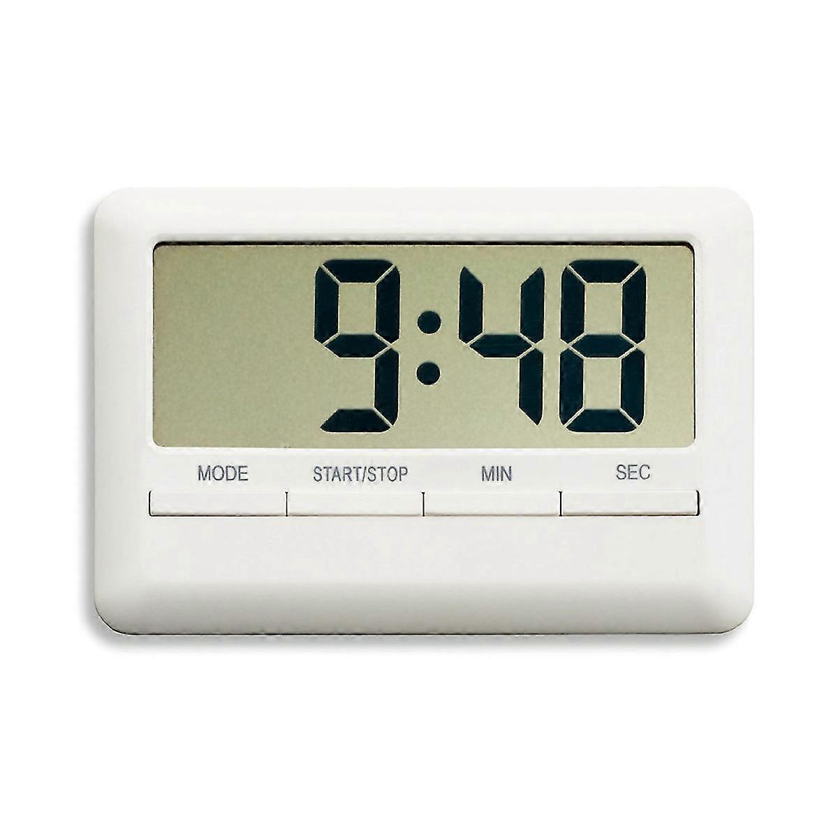Digital Timer Time Alarm Clock Manual Countdown Magnetic Watch Electronic Cooking Shower Study Stop