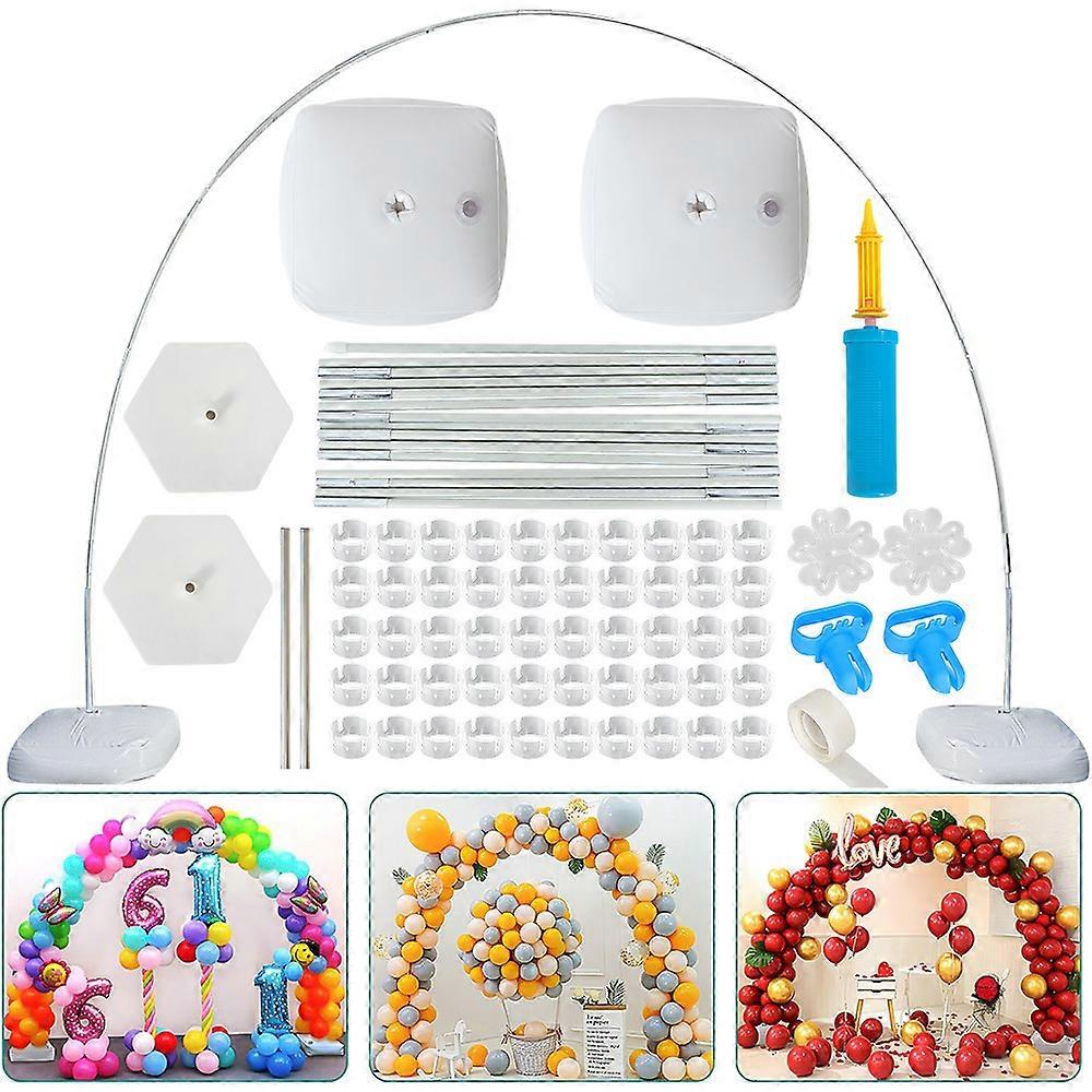 Balloon Arch Kit, 9ft Tall 10ft Wide Adjustable Plastic Balloon Column Stands Set