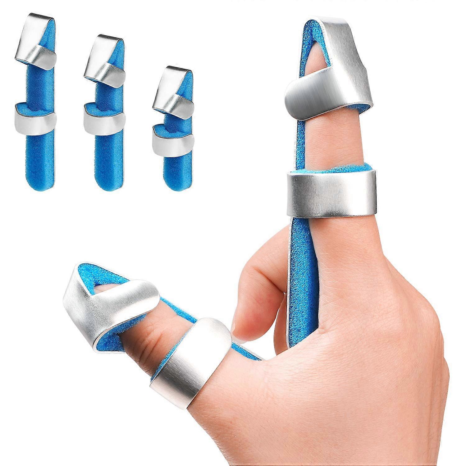 Finger Splint, Aligned Fingers Splint Brace Middle Finger Wrap Fasteners for Fingers Trigger Fingers