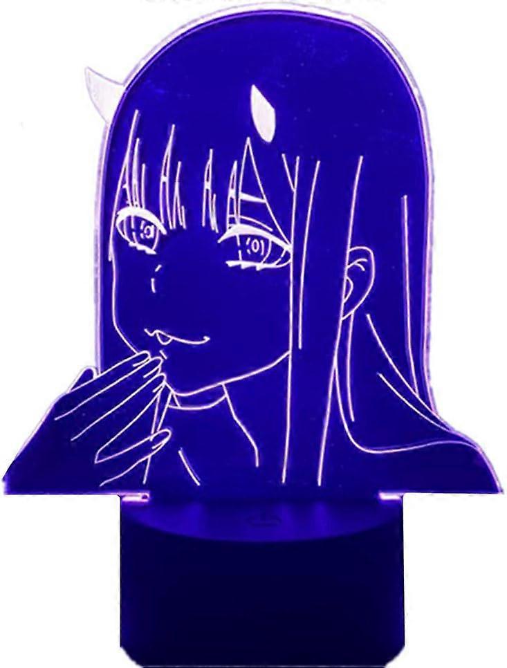 Darling In The Franxx 7/16 Color Remote Control Touch Switch Anime Sailor Moon 3d Lamp