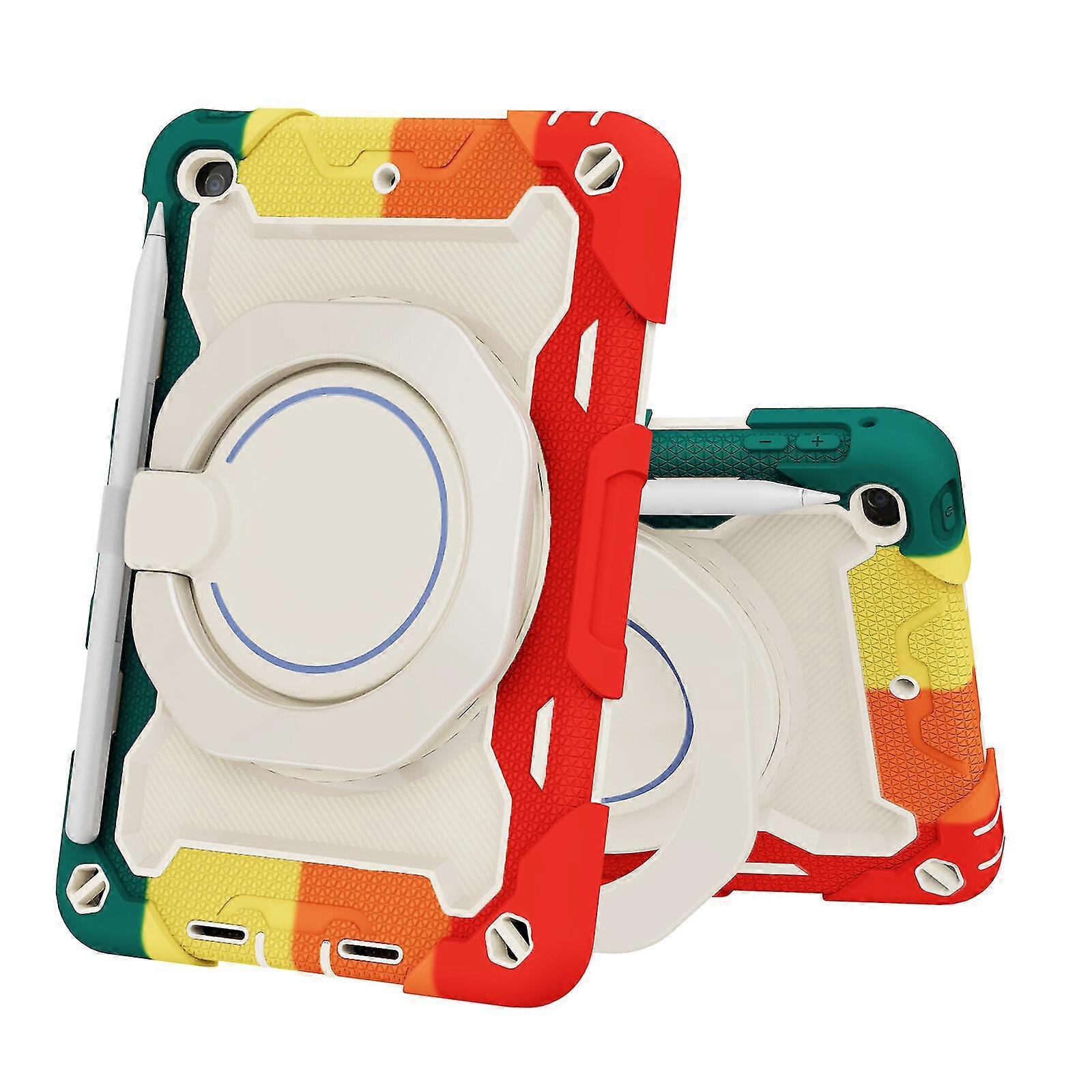 Stylish Armor Case For Ipad Mini 5 Mini 4 - Vibrant Colors, Rotatable Stand, Practical Pen Slot - High-quality, Scratch-resistant, Slip-proof - Full P