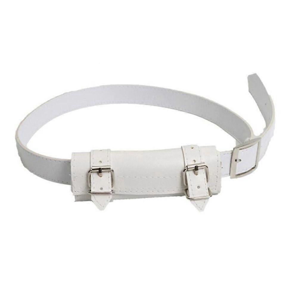 Slayer Ring Strap Sword Waist Belt Scabbard Holder Leather Katana Belt