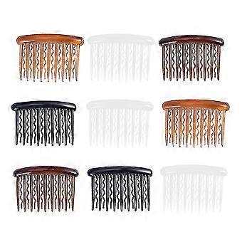 28pcs Pentear dentes de onda Pentes 17 Dentes Pente De noiva Pente plástico Pente de cabelo Pente